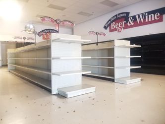 Supermarket Gondola Shelving Fixture Display
