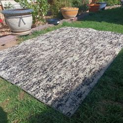 Multi Silver HEAVY Area Carpet Rug 60" x 84" 