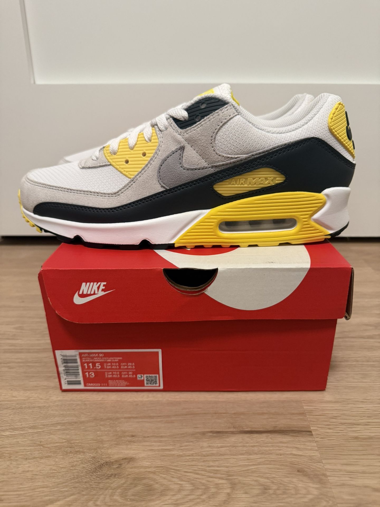 Nike Air Max 90 “White Lighting” Men’s Size 11.5 DM0029-111