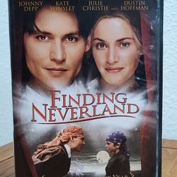 FINDING NEVERLAND (WIDESCREEN) NO SCRATCHES, VERY GOOD CONDITION WITH CASE 