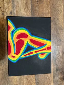 12”x9” Original Hand Painted Abstract Canvas