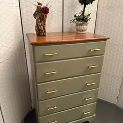 All Wood Newly Refinished Dresser