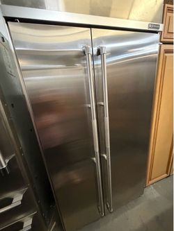 42” JENN AIR BUILT IN STAINLESS STEEL REFRIGERATOR