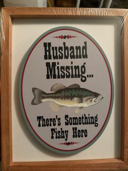 Brand New Fishing Wall Decor 8x10”
