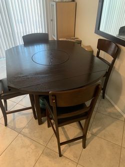 Natural Wood Dining Table
