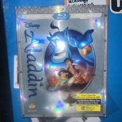 Disney’s Aladdin Diamond Edition Blu-Ray Unopened 