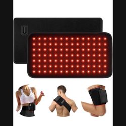 Red Light Therapy Belt, Infrared Light Therapy Device for Body, LED Flexible Wearable Wrap, with Timer for Back Shoulder Waist Muscle Pain Relief Weig
