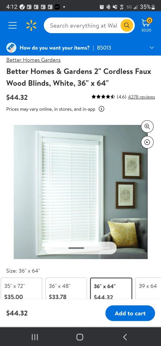 2 Inch Faux Wood Window Blind