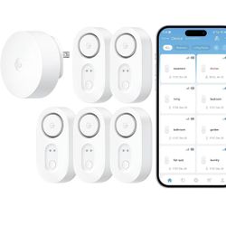 GoveeLife Upgraded Smart Water Leak Detector 1s with 1804ft Ultra-Long Range, WiFi Water Sensor