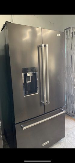 Kitchen Aid French Door Dark Stainless