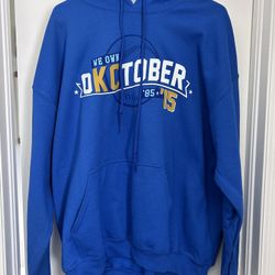 Kansas City Royals We Own OKCtober Postseason ‘85 ‘15 MLB Hoodie XL