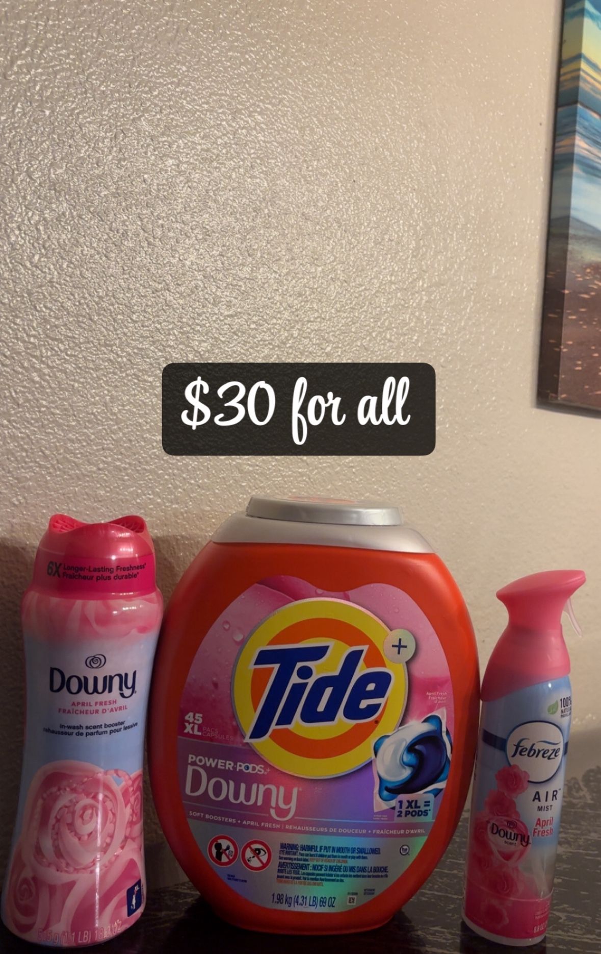 Tide Xl Pods & Downy Bundle