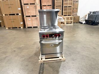 NSF 4 Burner Electric Range With Convection Oven ER24C