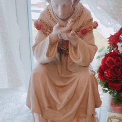 Statue Of Virgin Of La Salette France 