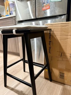 Three Nathan James Counter Stools