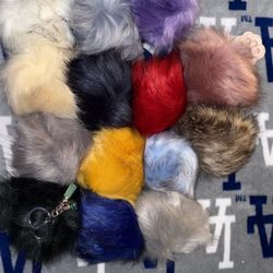 Handbag Pom Poms 