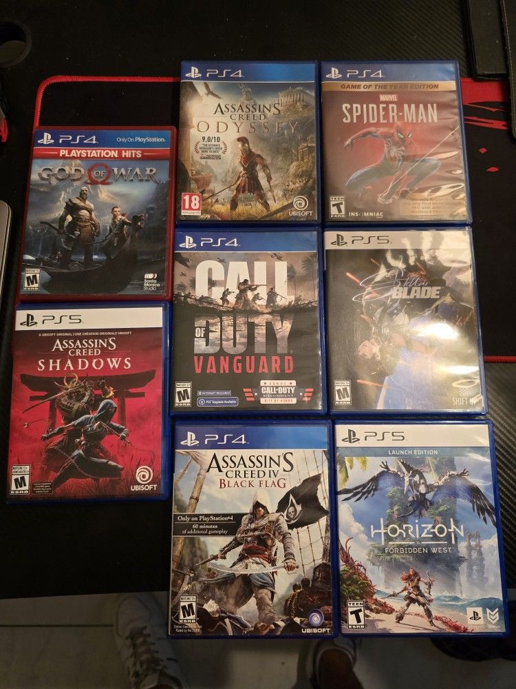 Ps4 And Ps5 Games For Sale