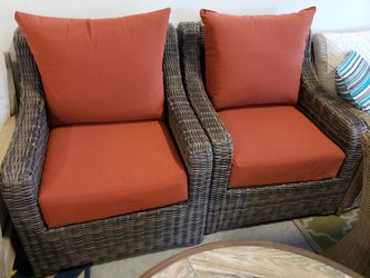 2 new outdoor patio furniture club chairs tax included delivery available