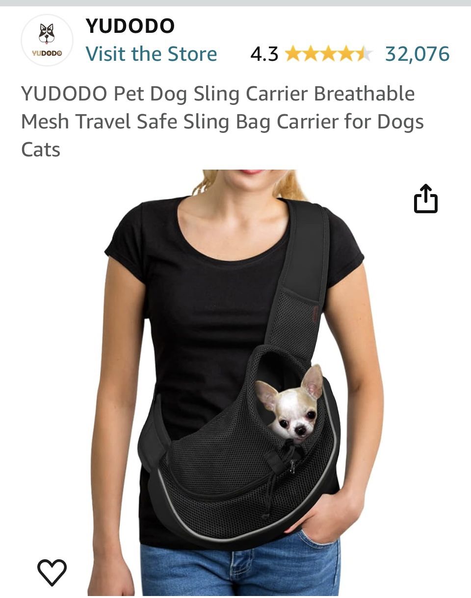 Small Pet Sling Bag