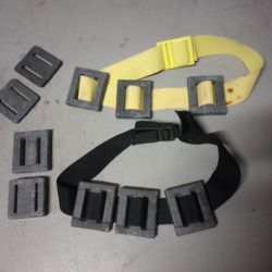Vintage Lead Dive Scuba Diving Weight Belts Adjustable 