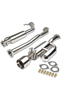 07-11 Honda Civic Si 4-Door 2.0L l4 Stainless Steel Dual Muffler Catback Exhaust System