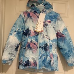 Hurley Youth Girls Snowboard Jacket Size M 10-12