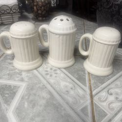 Salt, Pepper And Cheese Shakers