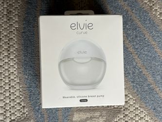Elvie Curve Wearable Silicone Breast Milk Pump Low-effort Expression Hands-Free