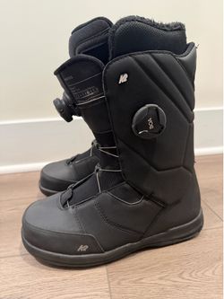 K2 Maysis Snowboard Boots — Men's 9.5 Black — Dual BOA — Like New