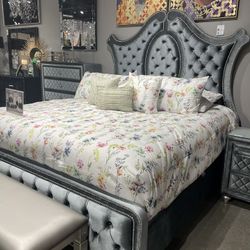 King Complete Bedroom Set Mattress Set Included NEW By Order