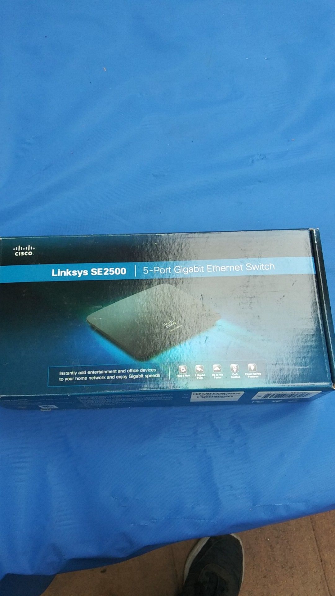 LINKSYS SE2500 5 PORT GIGABIT ETHERNET SWITCH BRAND NEW