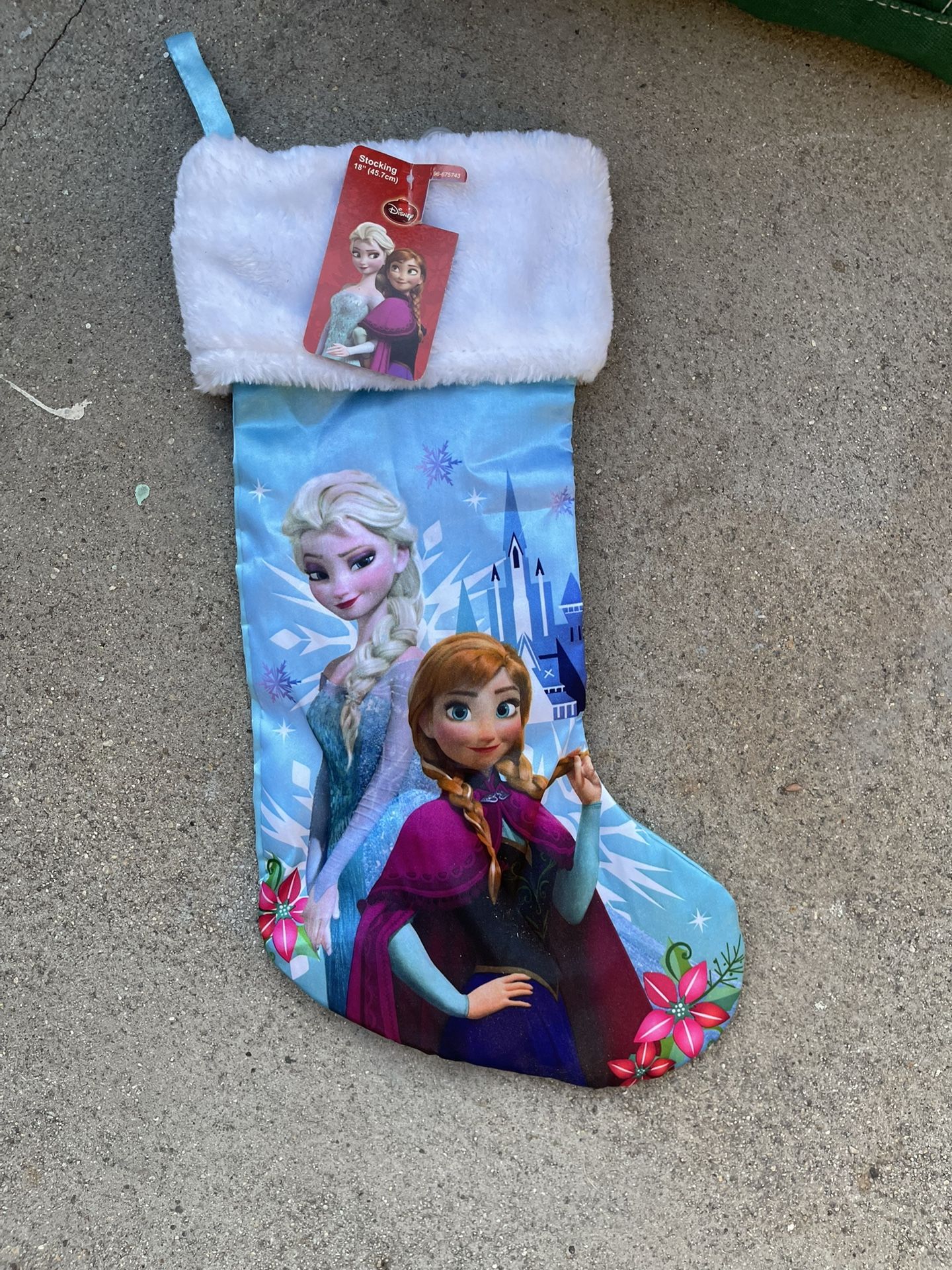 Disney Frozen Christmas Stocking Anna Elsa 18 Inch