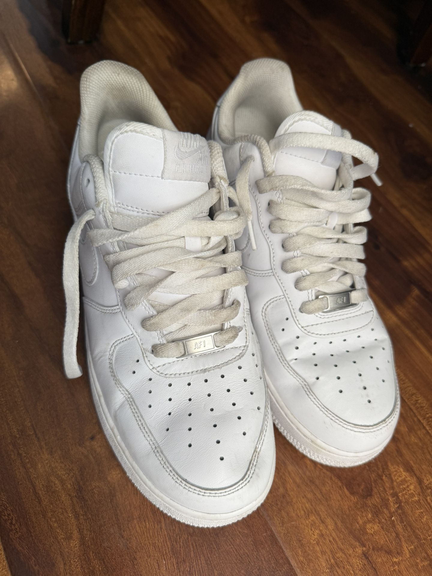 Nike Mens Air Force White Casual Shoes Sneakers Size 10