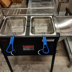 Double Propane Fryer