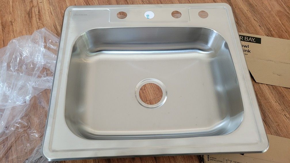 Stainless Steel Single Sink By Glacier Bay