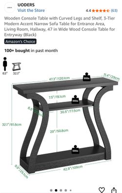 Amazon console table for sale.  Excellent condition.