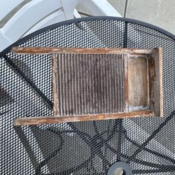 3 vintage washboards