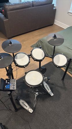 Alesis nitro max drum set and Simmons electric drum amp