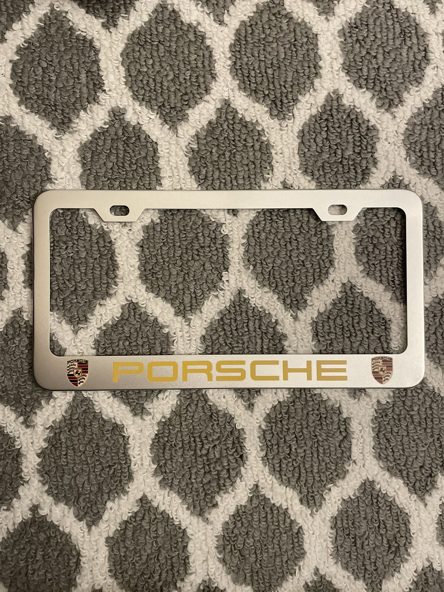 Porsche License Plate Frame 