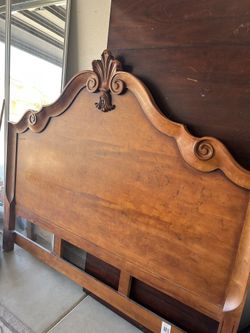 Vintage Wood Headboard