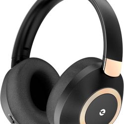 NEW Active Noise Cancelling Headphones, 100H Playtime Headphones Wireless Bluetooth, Bluetooth Headphones with Microphone, Over Ear Wireless Headphone