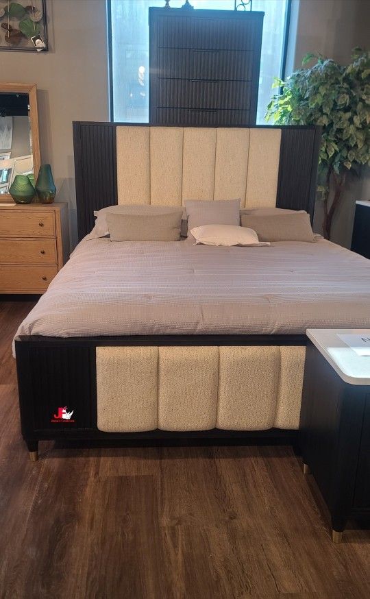 7pc Queen/king Bedroom Set W/ marble Tops/ Take it home with only $39Down/ Hablamos Español Y Ofrecemos Financiamiento 🙋