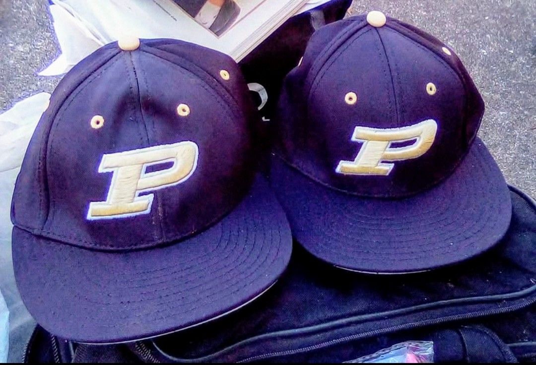 (3) NEW Game Gametek II Stretch-Fit Purdue Boilermakers Caps - TPX; Performance Headwear by The Game Pro; Fabric functions are Rapid Absorption