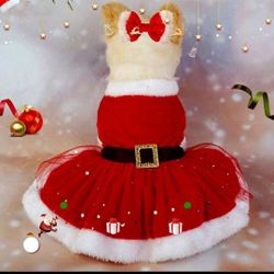 New Pet Christmas Dress 