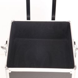 Portable Comestic Makeup 4 Layers Trolley Hairdressing Case Box Wheels