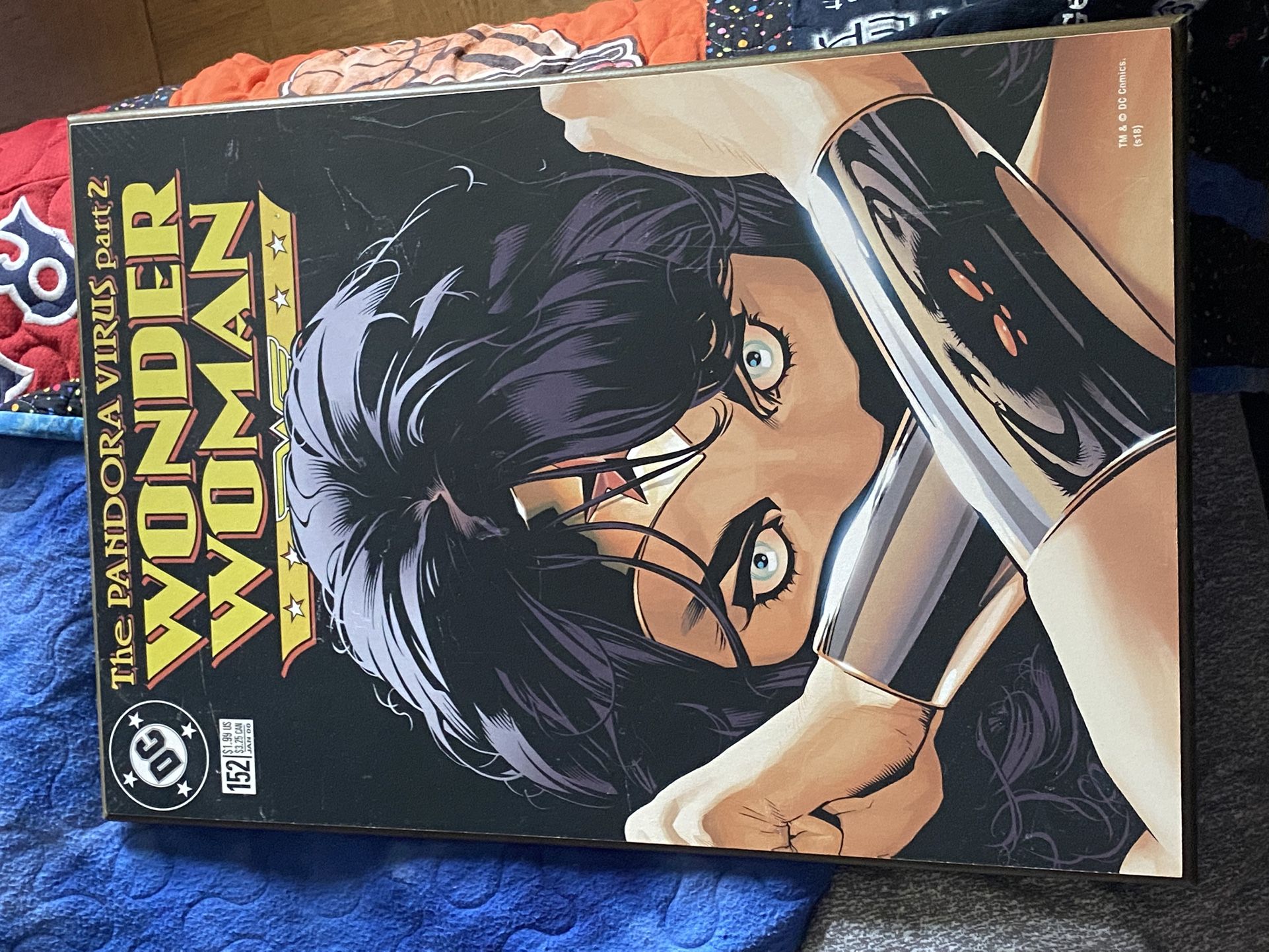 Wooden Wonder Woman Art