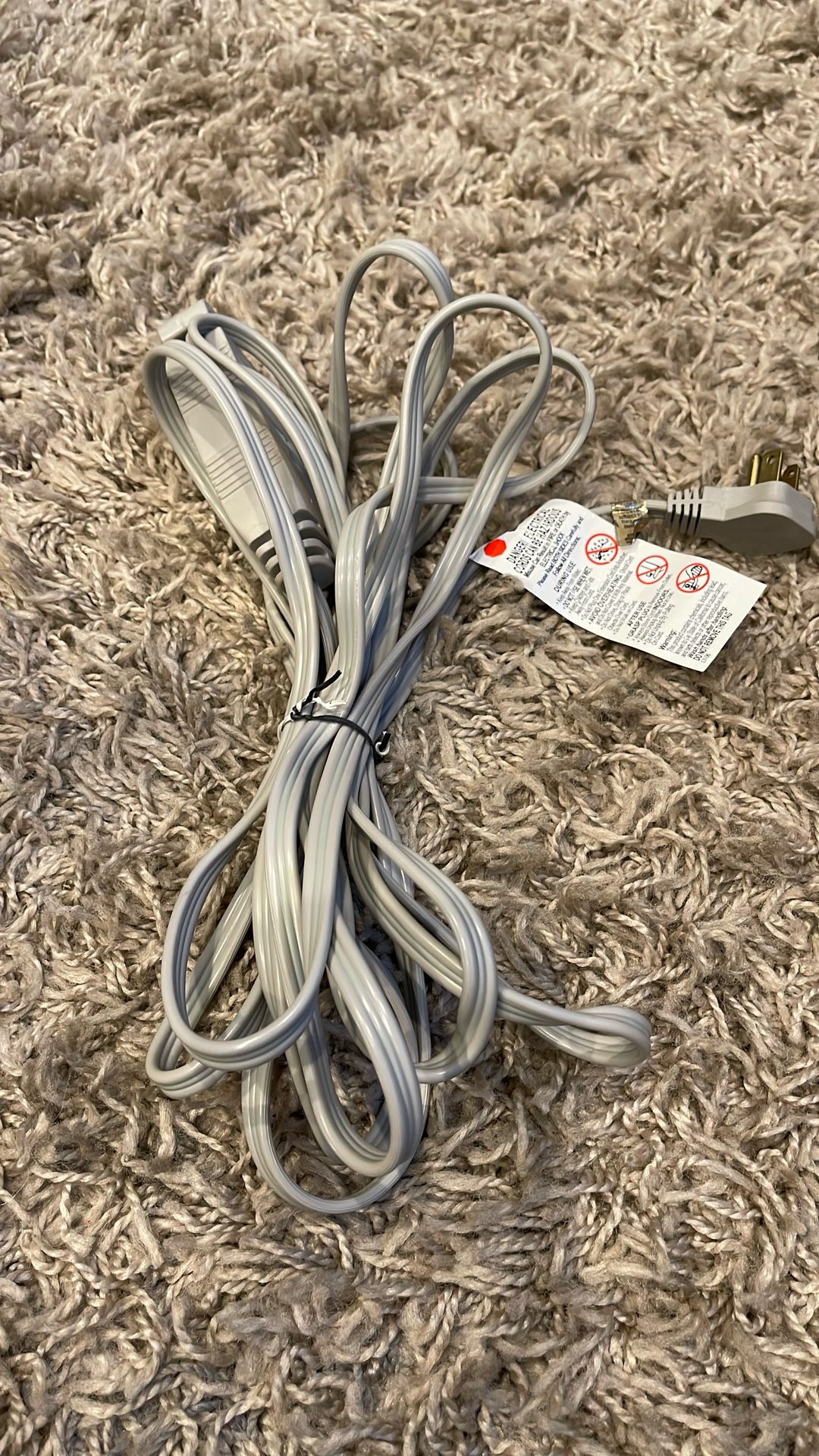 15 Ft Commercial Extension Cord With 3 Outlets