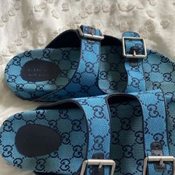 Gucci Cork Sandals Blue Size 11 Men