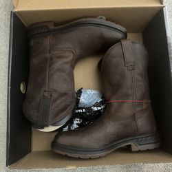 Rocky Worksmart Unlined Western Boots New Mens 7.5