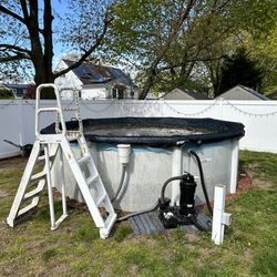 15x15 Pool, Pump And Ladder 